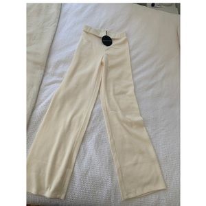 Brand new with tags - white fox knit pants